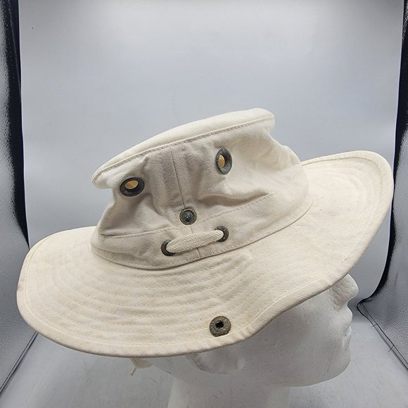 Tilley Endurables Hat Size 7 Beige Breathable Outdoors Camping Hiking - Picture 4 of 12